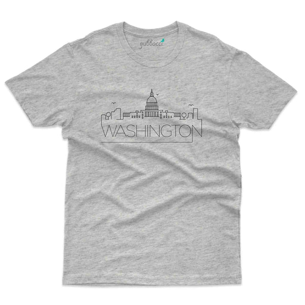 Washington Skyline 3 T-Shirt - Skyline Collection - Gubbacci-India