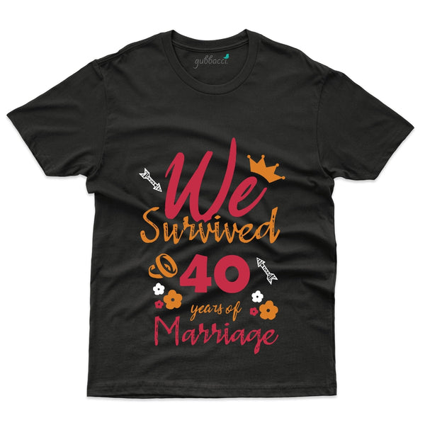 We Survived T-Shirt - 40th Anniversary Collection - Gubbacci-India