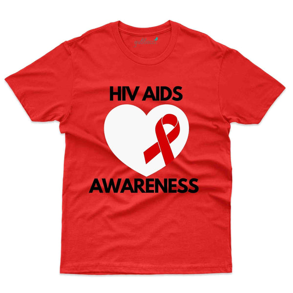 White Heart  T-Shirt - HIV AIDS Collection - Gubbacci-India