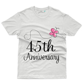 White Our Anniversary T-Shirt - 45th Anniversary Collection