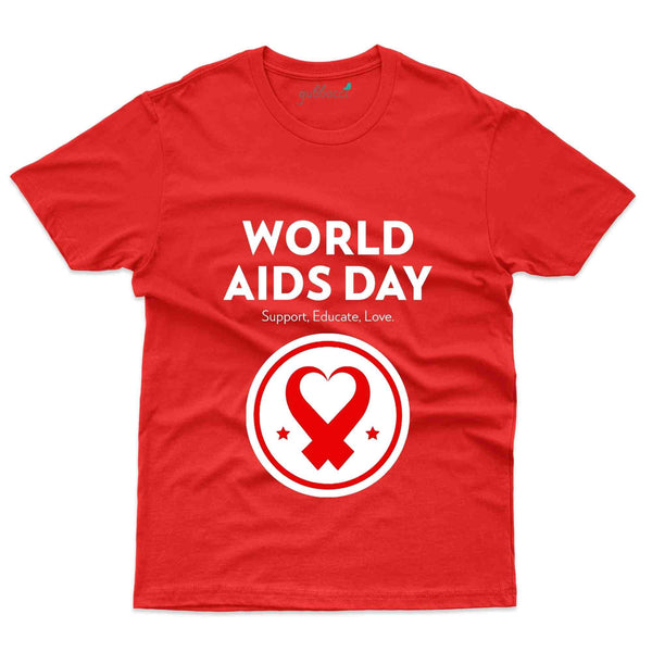 World AIDS Day T-Shirt - HIV AIDS Collection - Gubbacci