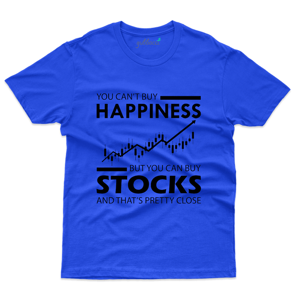 You Can't Buy Happiness But you can buy Stocks T-Shirt- Stock Market Collection - Gubbacci-India