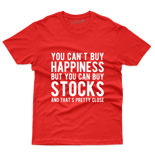 You Can't Buy Happiness T-Shirt- Stock Market Collection - Gubbacci-India