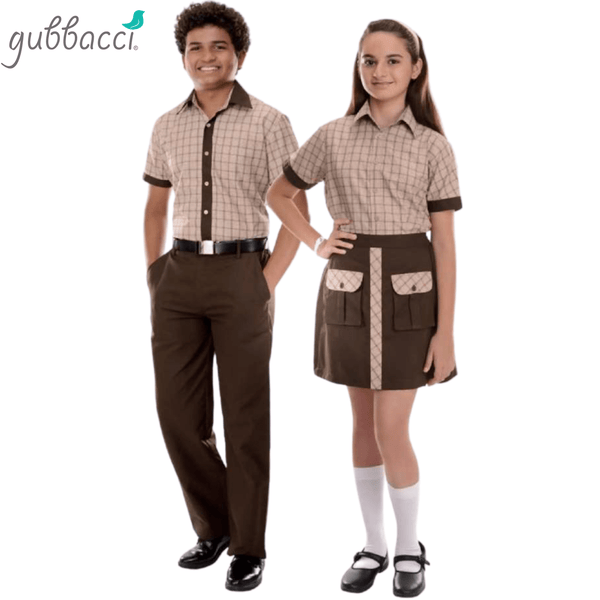 gubbacciuniforms Uniform Set Pant and shirt / 5th- 7th Grade High School Uniform Style - 10