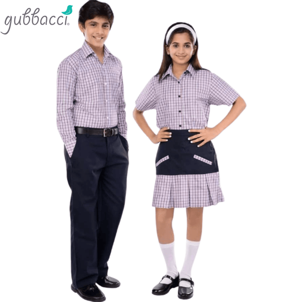 gubbacciuniforms Uniform Set Pant and shirt / 5th- 7th Grade High School Uniform Style - 2