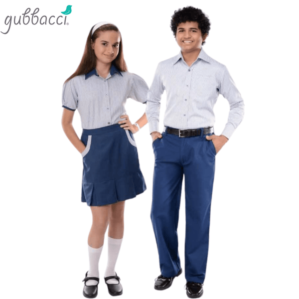 gubbacciuniforms Uniform Set Pant and shirt / 5th- 7th Grade High School Uniform Style - 7