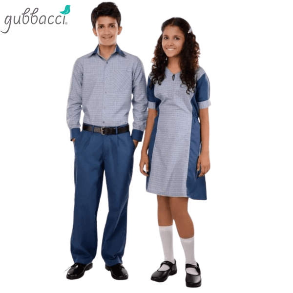 gubbacciuniforms Uniform Set Pant and shirt / 5th- 7th Grade High School Uniform Style - 9