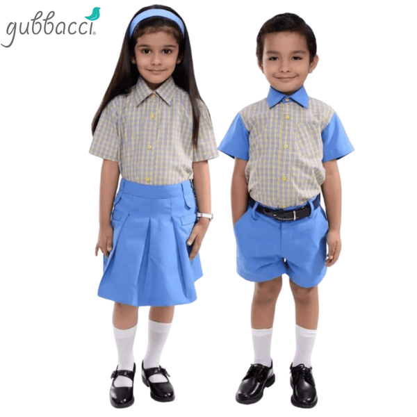 gubbacciuniforms Uniform Set Shorts and shirt / Pre School Primary School Uniform Style - 15