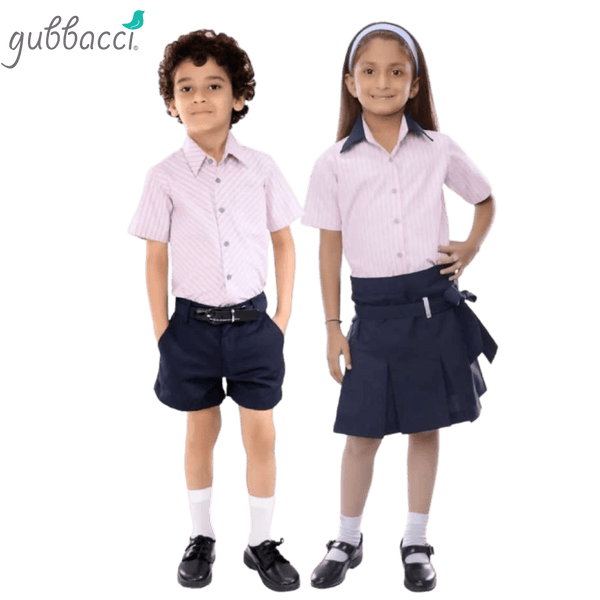 gubbacciuniforms Uniform Set Shorts and shirt / Pre School Primary School Uniform Style - 4